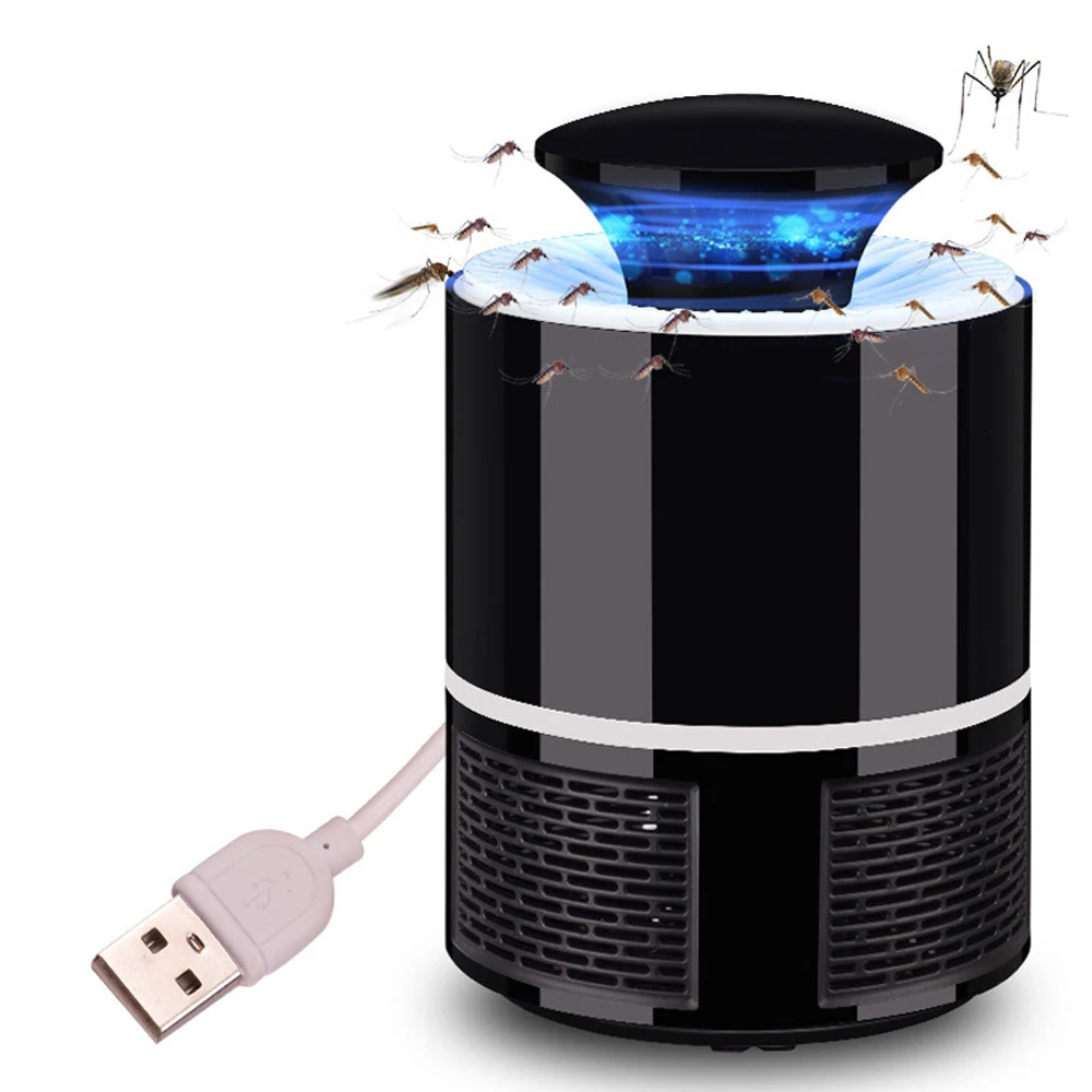 Светодиодный светильник для уничтожения комаров USB Электрический Отпугиватель