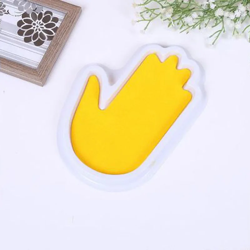 Цвет: желтый BalleenShiny Подушечка для чернил DIY игрушки для рисования пальцами детские забавные граффити цветные граффити штемпельная подушка штампы живопись подарок для детей - Цвет: Цвет: желтый