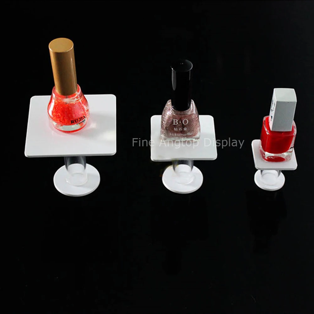 

3 Piece Set White Riser Acrylic Showcase Jewelry Fixture Display Stand