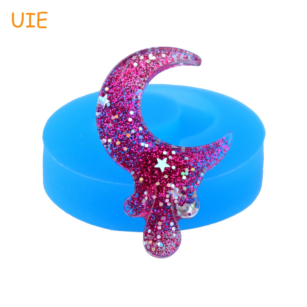 PYL590U 39 1 мм Drippy Luna силиконовая форма-полумесяц Форма Луна помадка Sugarcraft DIY ручная