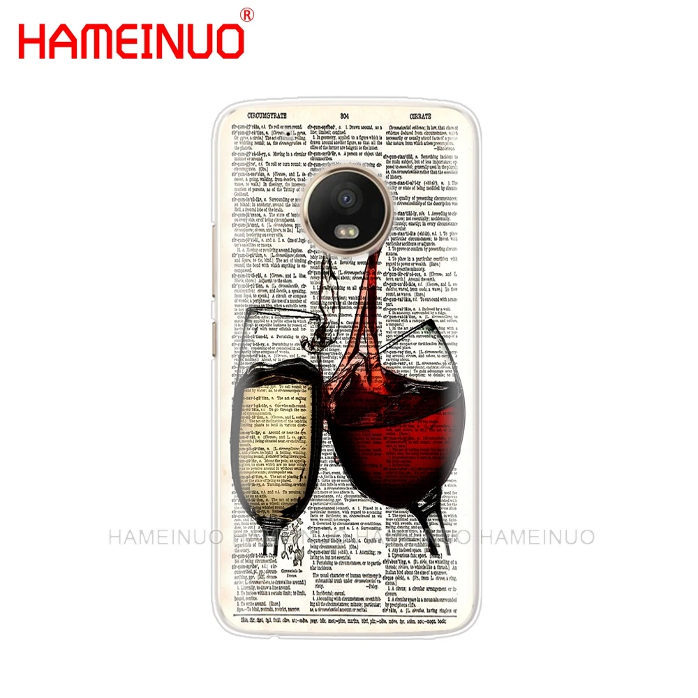 HAMEINUO чехол для телефона с рисунком keep calm and drink a bear wine Motorola Moto X4 C G6 G5 G5S G4 Z2 Z3 PLAY