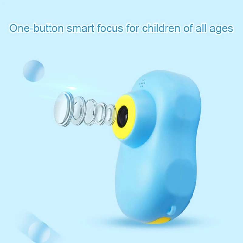 Портативная мини-видеокамера с мультипликационным принтом для мальчиков и