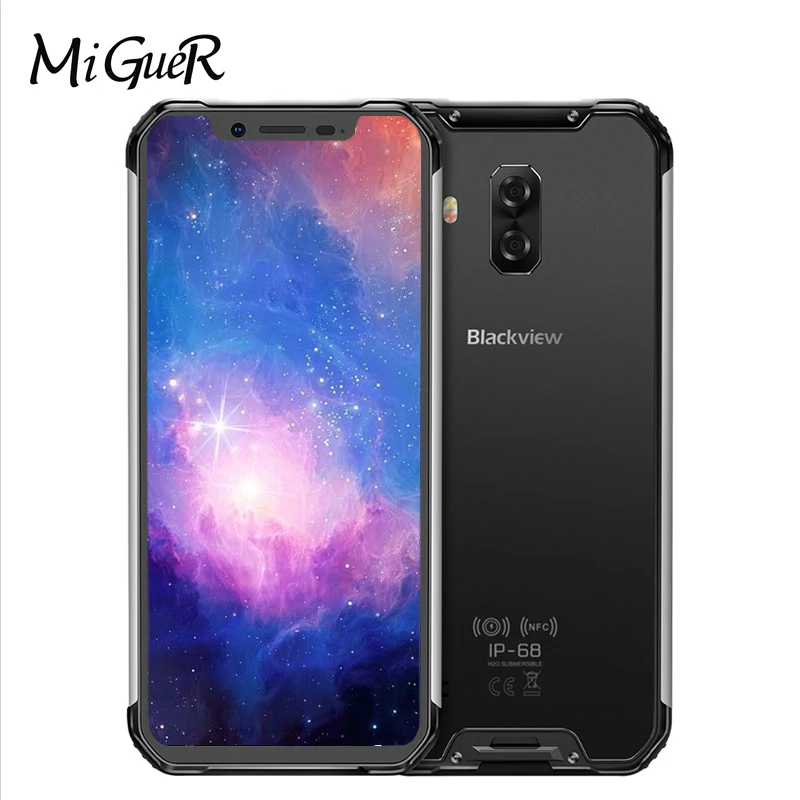 Blackview BV9600 IP68 6 21 &quotFHD водонепроницаемый мобильный телефон Android 8 1 MT6771T Helio P60 6G + 128G