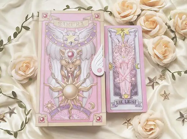 В наличии DIY Японские Аниме карты Таро 56 шт./компл. CardCaptor Сакура Клоу + волшебная