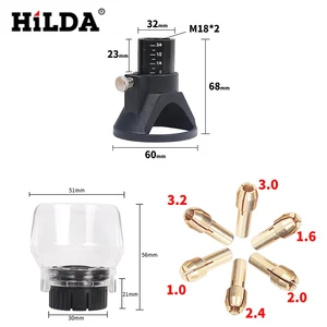 HILDA 8 шт. Dremel специальный локатор для дрели рога A550 щит вращающийся инструмент Аксессуары для крепления Dremel с латунным патроном