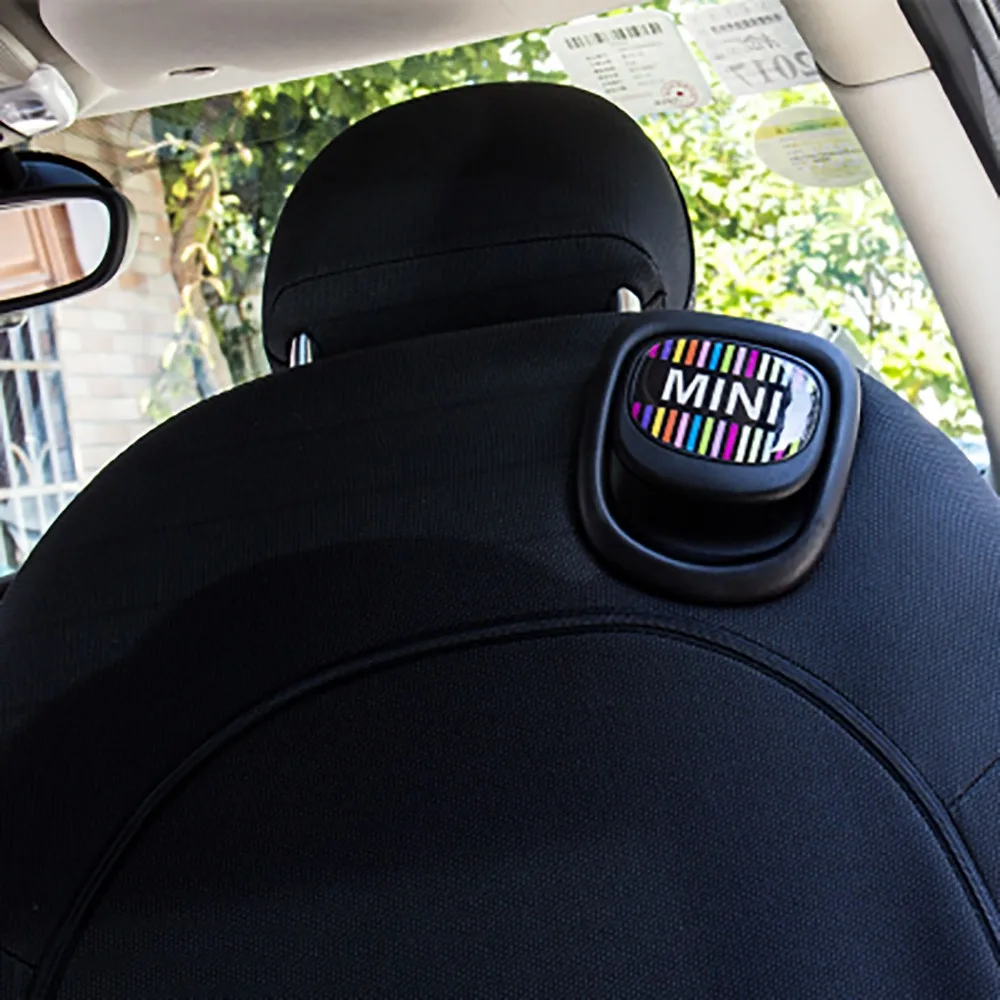 Задняя Пряжка для автомобильного сиденья с крючком 3D наклейки Прозрачная