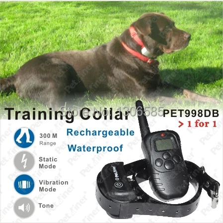 Pet Dog Remote training collar with Rechargeable and Waterproof For one dog New Arrival | Collars Harnesses &amp Leads