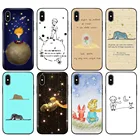 Чехол из ТПУ для iphone 5 5s SE 2020 6 6s 7 8 plus x 10, Черный силиконовый чехол для iphone XR XS 11 pro Max с цитатами little prince fox