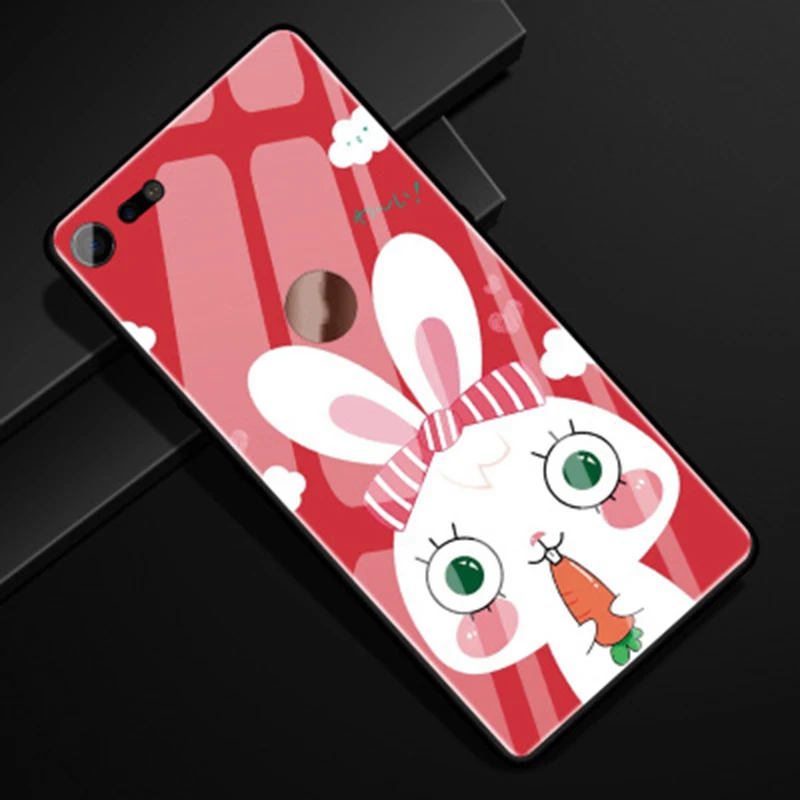 Для Smartisan Nut Pro 2s чехол милый мультфильм закаленное стекло + ТПУ Край жесткий