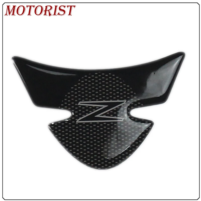 MOTORIST 3D carbon fiber Sticker Decal Emblem Protection Tank Pad Cas Cap For Kawasaki Z1000 KAWASAKI Z1000 Z 1000 detachable - Цвет: 1