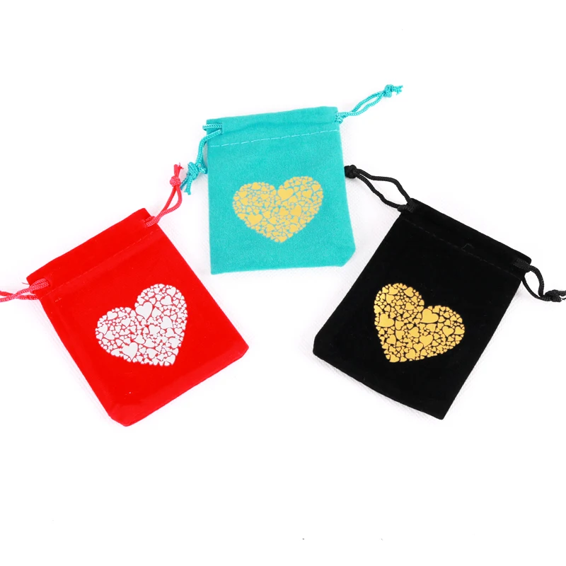 10pcs/lot Black Velvet Jewelry Bags And Packaging 5x7 &amp 7x9 8x10 9x12cm Wholesale High Quality Earring Necklace Making DIY | Украшения и