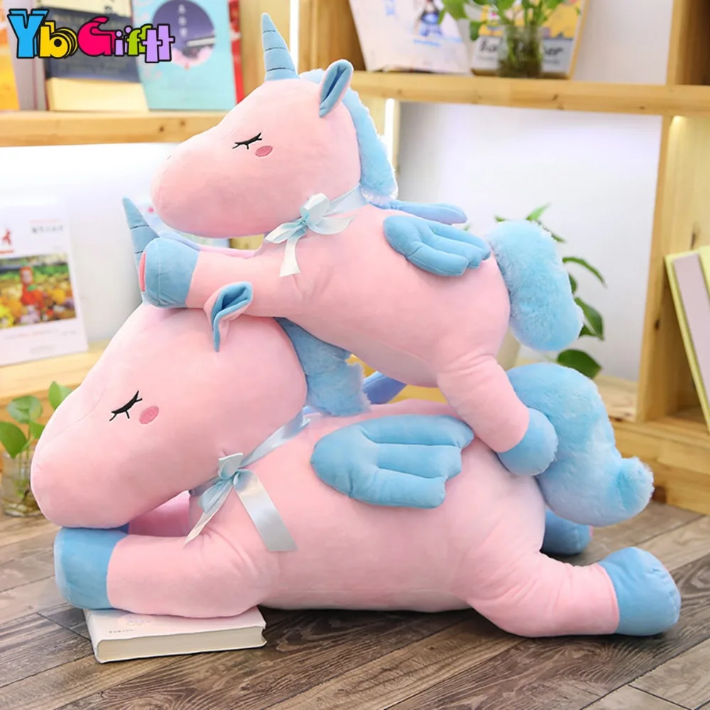 

Подарок Yb Kawaii мягкий единорог плюшевые игрушки мягкие животные единорог плюшевые детские подушки подарки на день рождения для девочек пода...