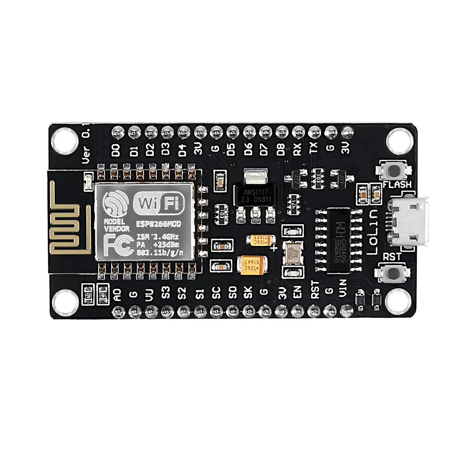 Беспроводной модуль NodeMcu v3 Lua WIFI Интернет вещей макетная плата ESP12E с антенной pcb usb
