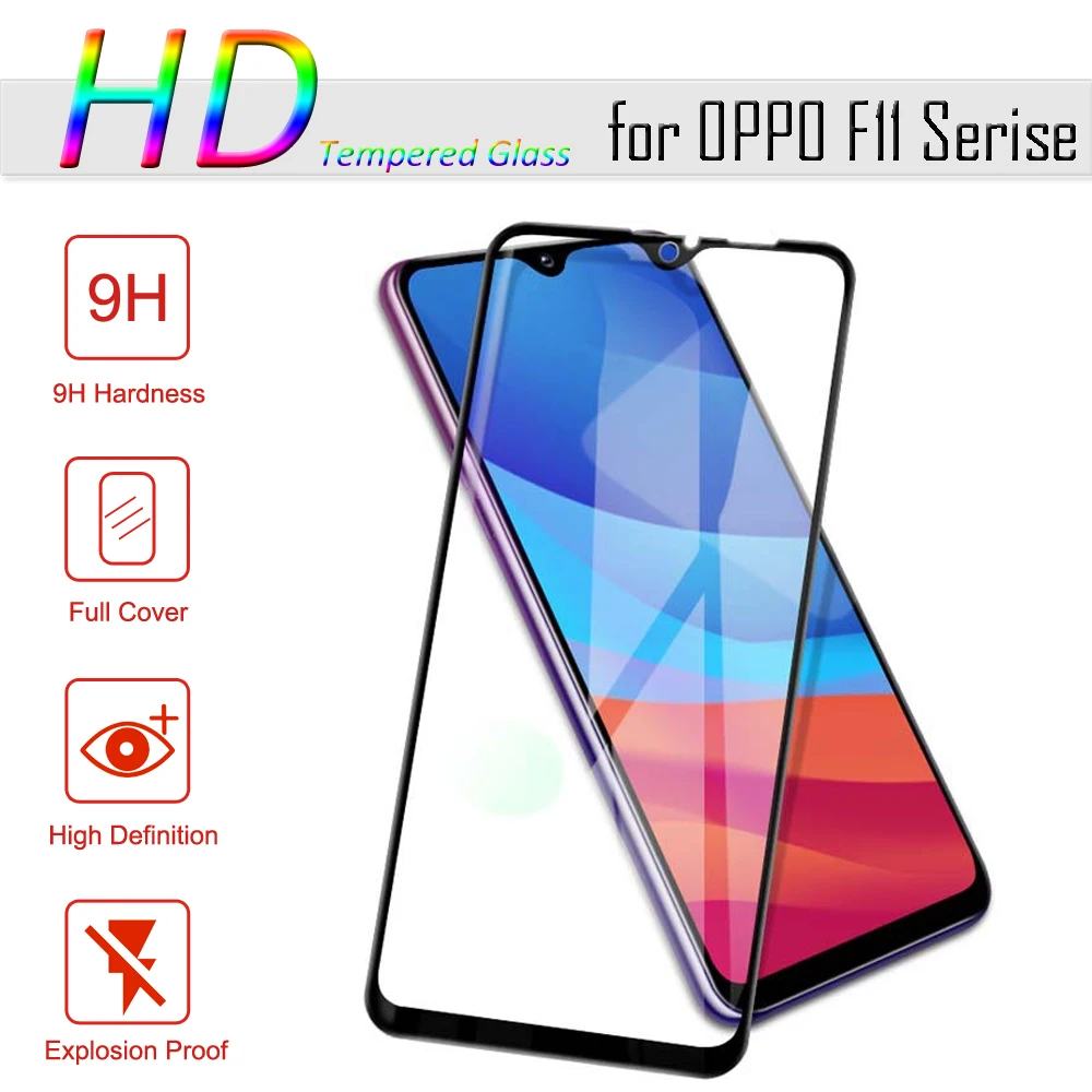 Закаленное стекло для OPPO F11 Pro ультра тонкая пленка Защитное телефона защитная