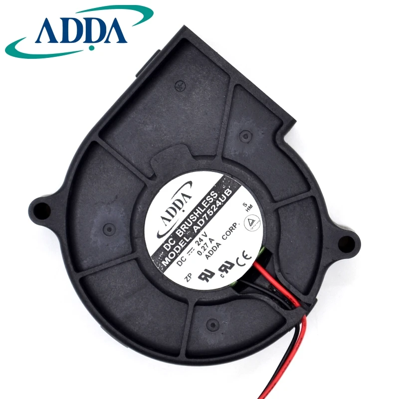 ADDA Новый и оригинальный осевой вентилятор AD7524UB 24V проектор Фотографическая