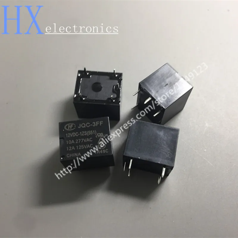 Бесплатная доставка 5 шт HF-JQC-3FF-5 005 9 009 12 012 24 024 VDC-1HS реле | Обустройство дома