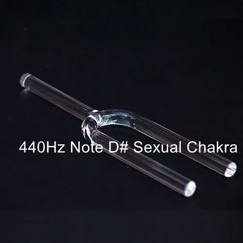 440Hz CVNC 440 Гц или 432 гц 30 мм любое Примечание C, C#, D, D#, E, F, F#, G, G#, A, A#, B прозрачная кварцевая вилка для настройки пения - Цвет: 440Hz