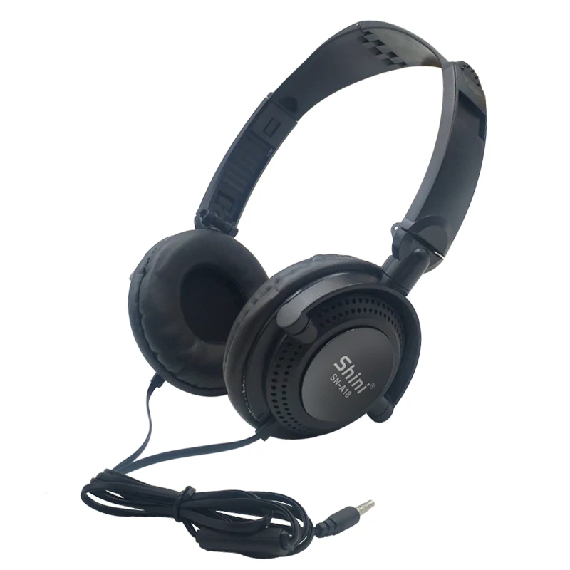 Black Headphone Стерео бас наушники для sony с микрофоном шумоподавления гарнитуры бас звук HiFi музыкальные наушники для iPhone Xiaomi PC - Цвет: Black Headphone