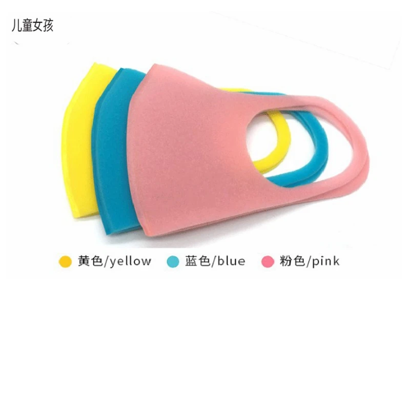 girl mask Пылезащитная маска, противотуманная дымка, PM2.5, мягкая маска из губки, предотвращающая пыльцу, для взрослых и детей, многоразовая, на заказ, фабричное направление - Цвет: girl mask