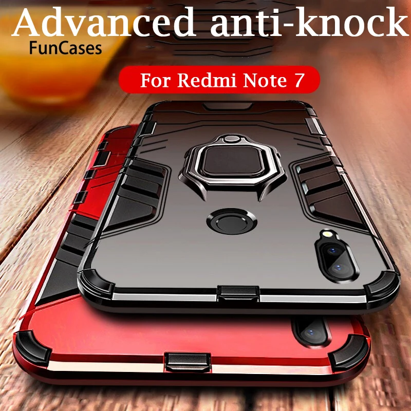 Кольцо Броня чехол для Xiaomi Redmi Note 7 mi 8 Lite Pro чехол противоударный для iPhone 7 8 X XR Xs Max 6 6 S Plus 5 SE мягкий чехол для телефона