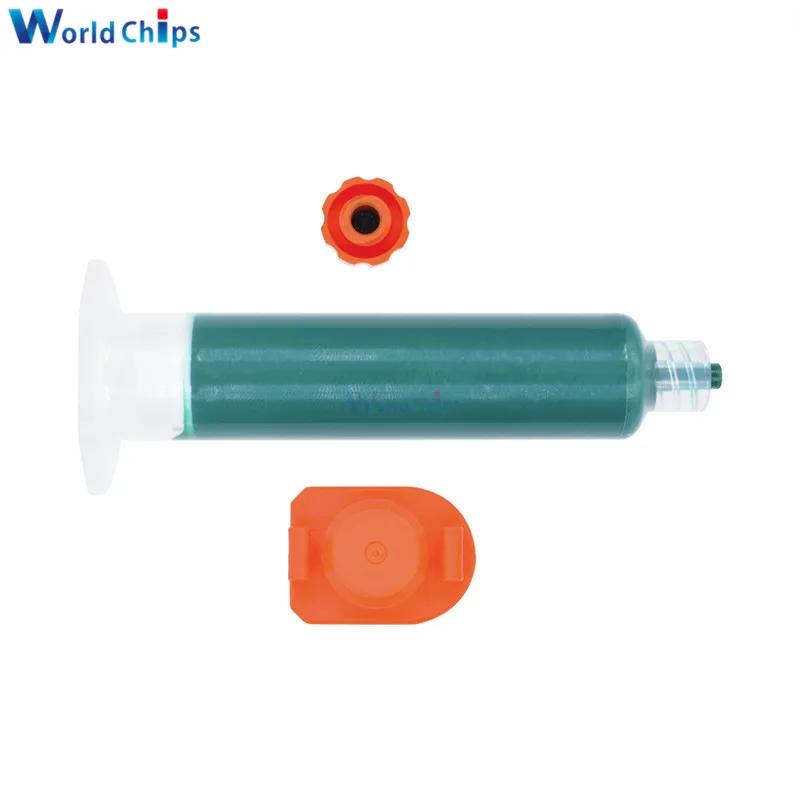 10cc UV PCB BGA Solder Resist Curable Soldering Great Mast Repair Paint Mask Green | Электронные компоненты и
