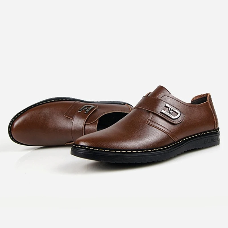 DONGNANFENG Men's Male Casual British Business Cow Genuine Leather Shoes Moccasins Flats Spring Autumn Soft Size 38-44 LC-2106 | Обувь
