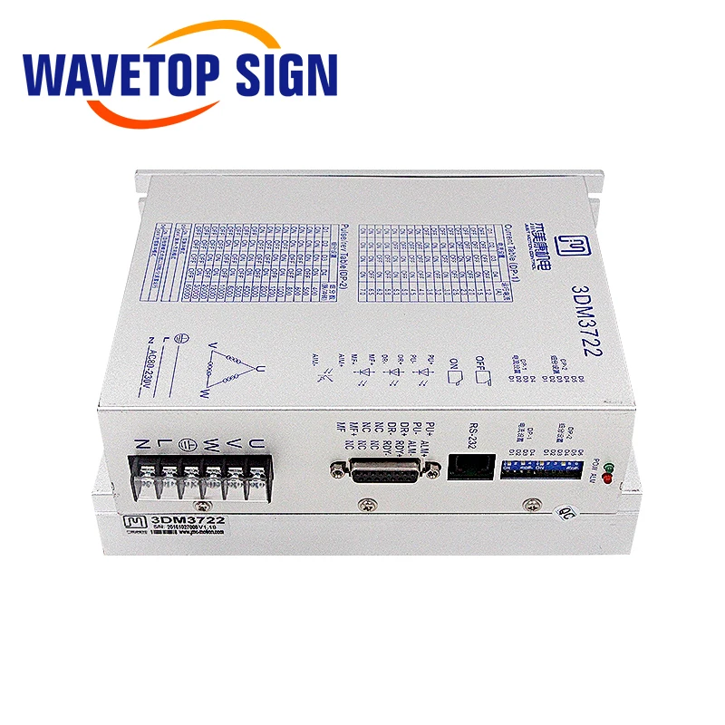 JMC 3 фазы шагового Двигателя драйвер 3DM3722 входное напряжение 80 260VAC 8.4A 200 кГц для