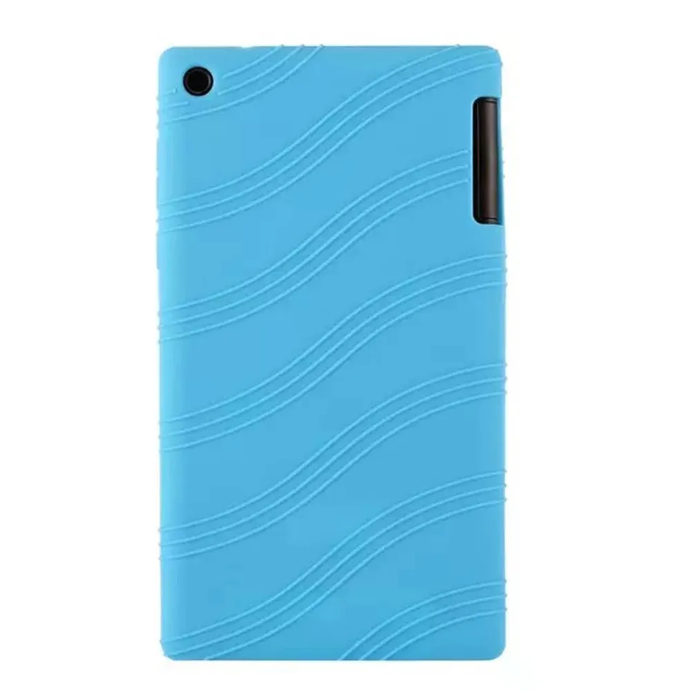 Light Pink Силиконовый чехол для lenovo Tab 2 A7-10 A7-10F A7-20 A7-20F мягкий защитный корпус для lenovo Tab2 7,0 A7 20 планшетный ПК чехол - Цвет: Light Pink