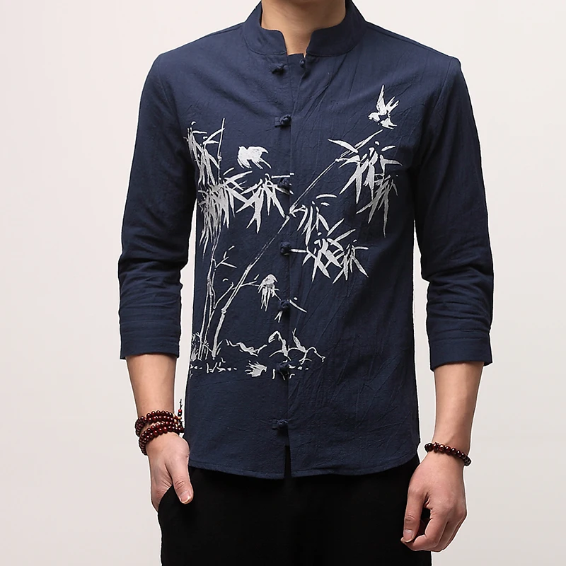 Традиционные китайские топы мужская хлопковая рубашка|chinese top|tops chinesechinese traditional top