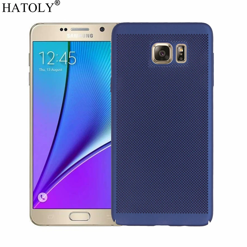 HATOLY Breathable Case for Samsung Galaxy Note 5 Heat dissipating Cases Cool Matte Plastic Hard PC Cover |