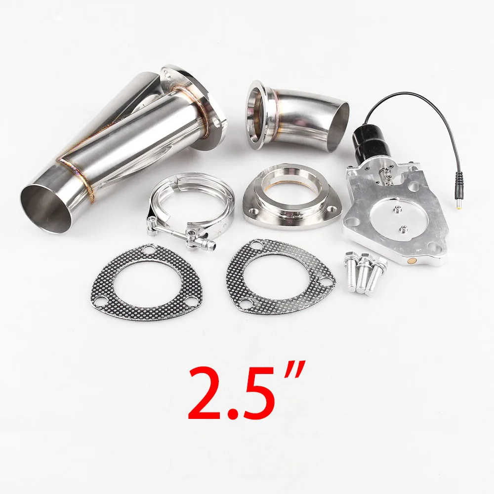 2.5 Inch 2 2,25 2,5 3 inche Электрический нержавеющий выхлоп вырезанный клапан/переключатель дистанционного управления TP022A+ TP024A - Цвет: 2.5 Inch