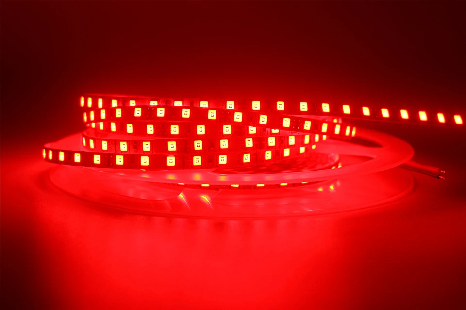 5 мм узкий Ширина DC12V светодиодный лента 2835SMD 120 светодиодный/м, 5 м Гибкие светодиодные полосы света, белый, теплый белый, голубой, зеленый, красный, черный, желтый, розовый IP20 не из водонепроницаемого материала
