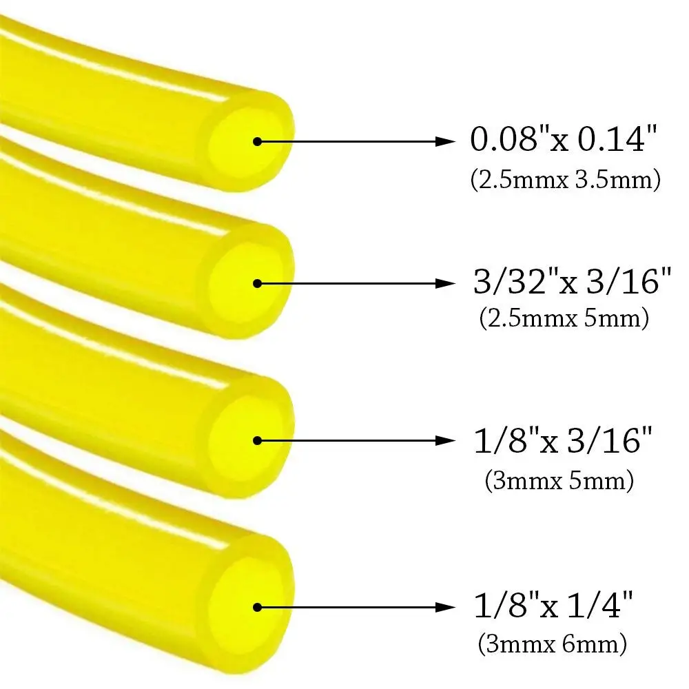 

Xzilla Fuel Line - 4x 6ft Fuel Hose Fuel Tube (4 Sizes) for Poulan Craftman Chainsaw String Trimmer Blower