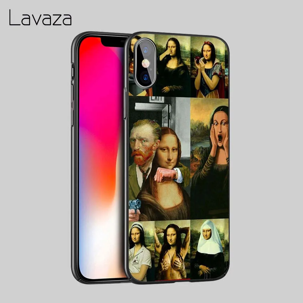 Мягкий чехол из ТПУ Lavaza Van Gogh Mona Lisa Funny Art для Apple iPhone 6 6S 7 8 Plus 5 5S SE X XS MAX XR силиконовые