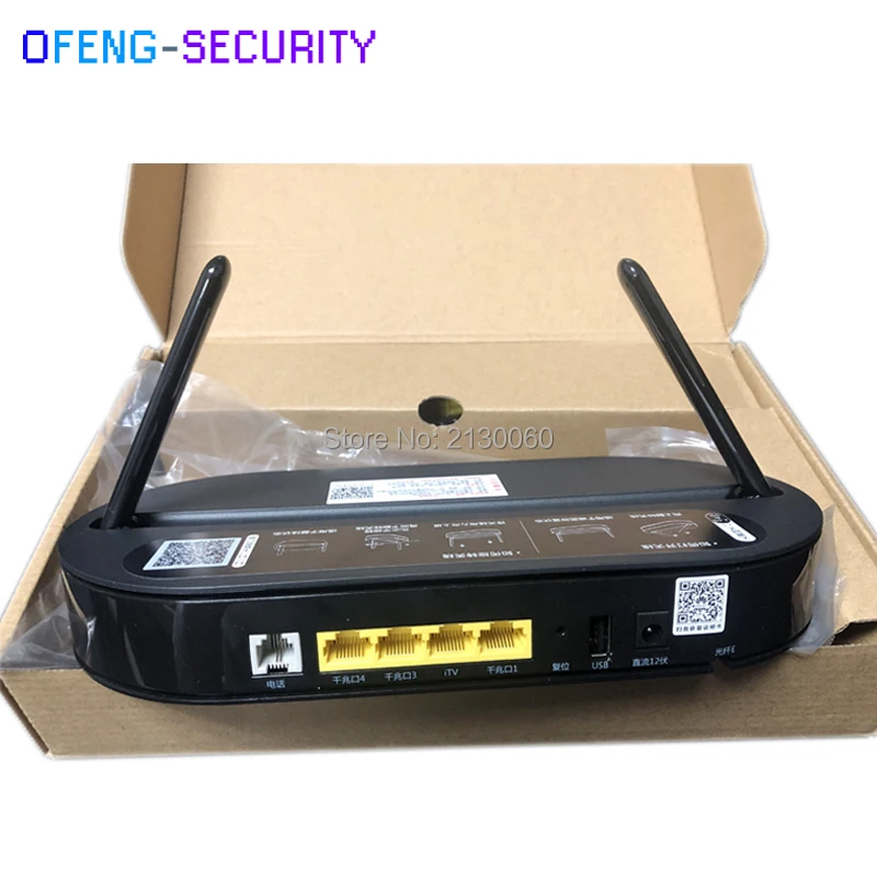 Двухдиапазонный маршрутизатор Huawei HS8145V EPON ONU ONT HGU 4GE + Wifi 2 4 ГГц/5 ГГц английский