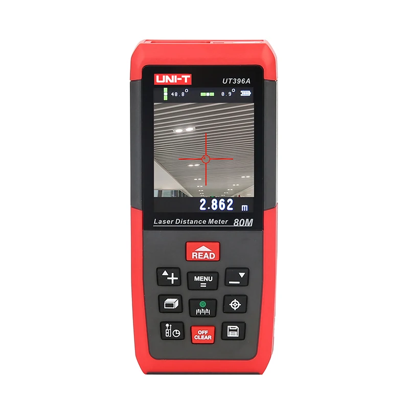 Лазерный дальномер UNI T UT396A 80 м с камерой 2 МП инструмент для определения уровня
