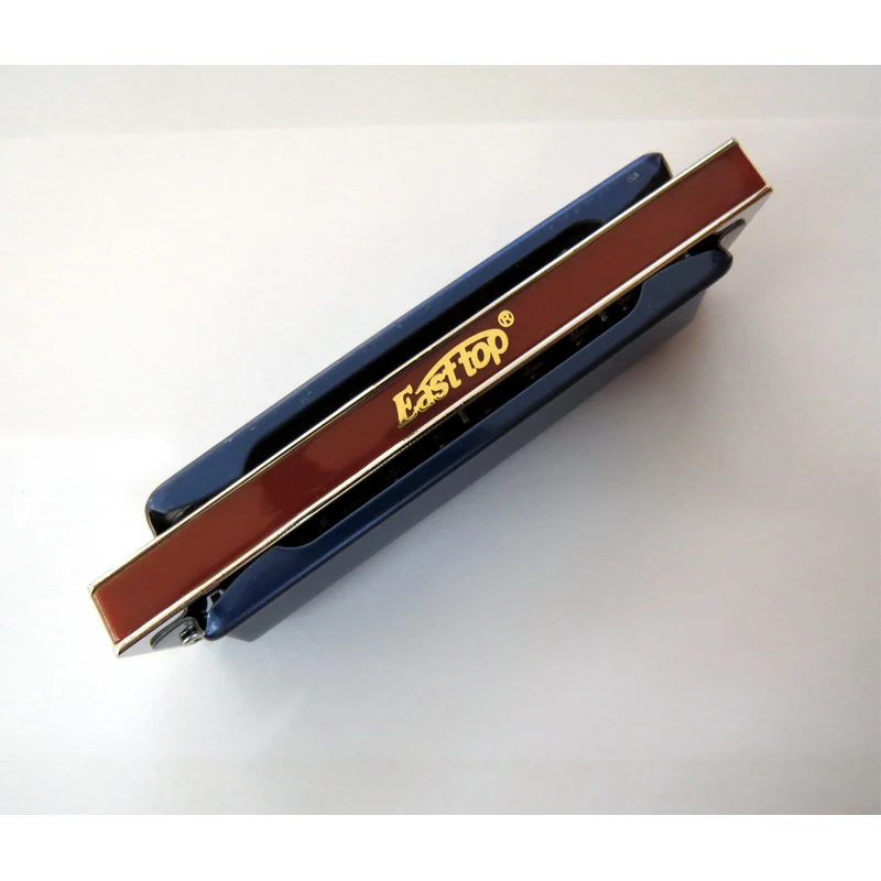 EASTTOP T008K ключ Bb новый синий цвет губные гармоники латунь reedplates Фосфорная бронза