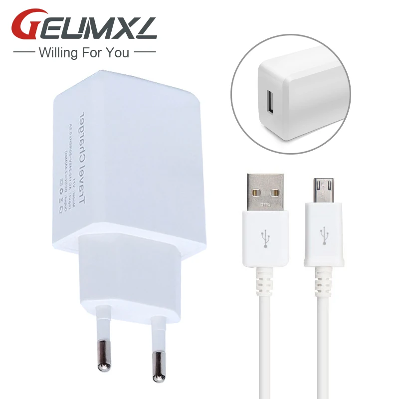 Оригинальное настенное зарядное устройство GEUMXL 5 В 2 4 А адаптер с разъемом ЕС