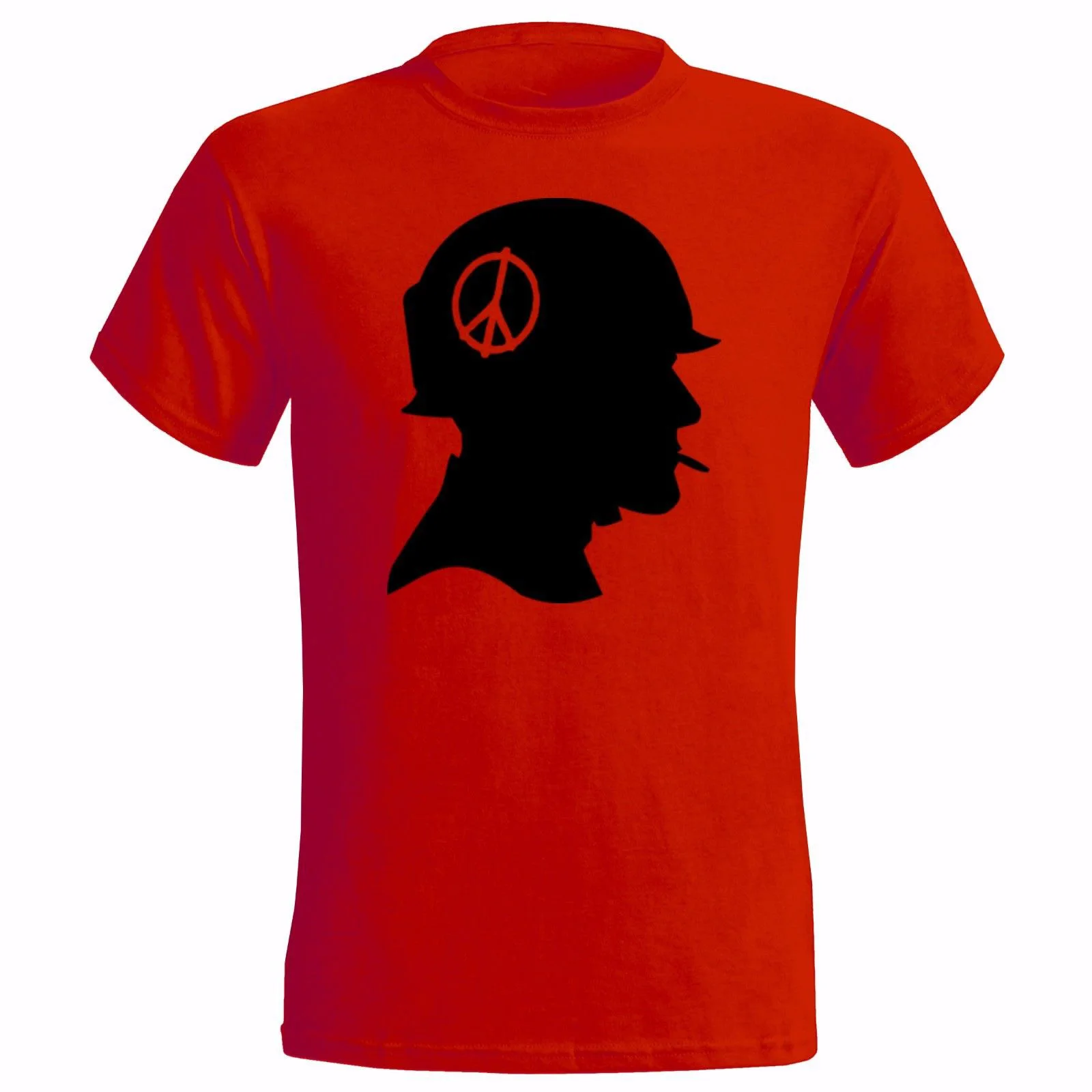 VIETNAM SOLDIER SILHOUETTE Мужская футболка военный армейский мир американский взвод хит
