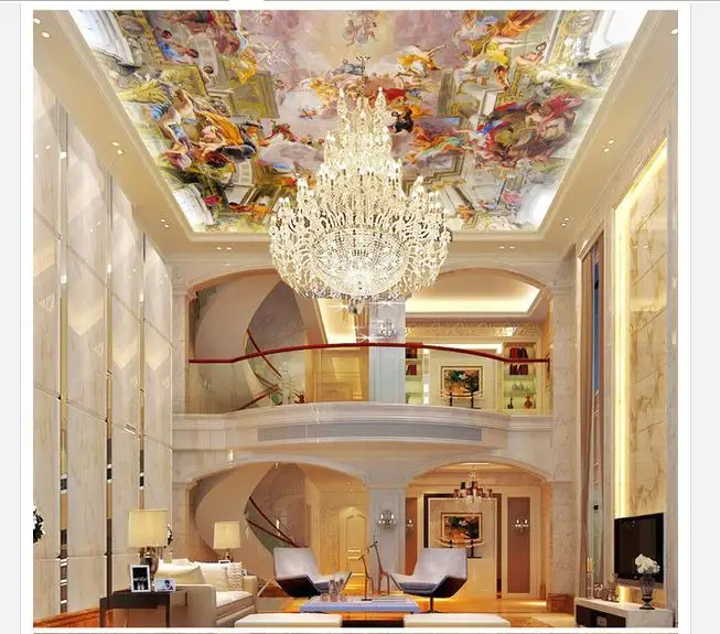 Пользовательские фото обои 3d потолочные фрески Европейская мифология боги