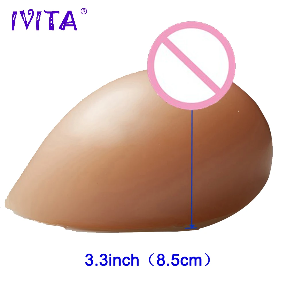 IVITA 1200 г поддельные реалистичные силиконовые груди формирует Трансвестит