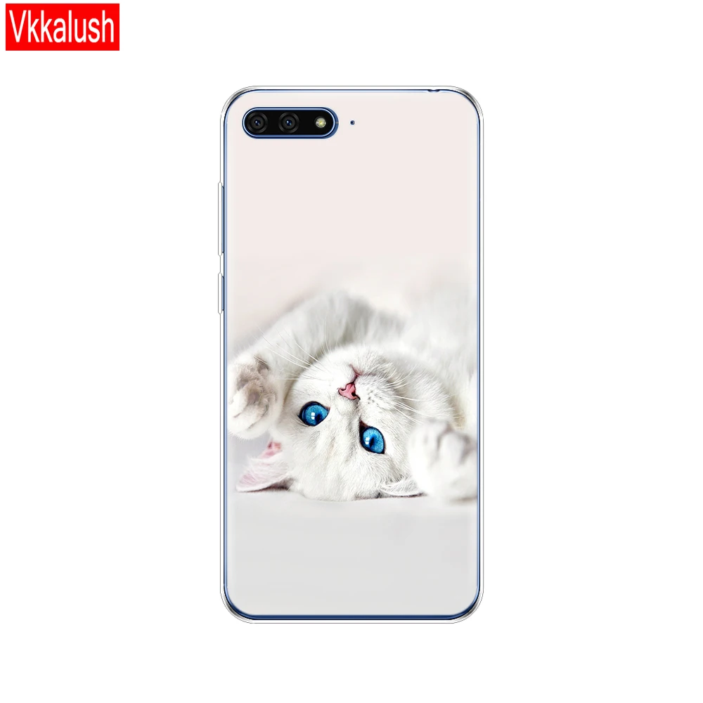 Силиконовый чехол для huawei Y6 чехол 5,7 дюйма Atu-L21 чехол для huawei Y6 Prime задняя крышка Защитный Мягкий ТПУ - Цвет: 80019