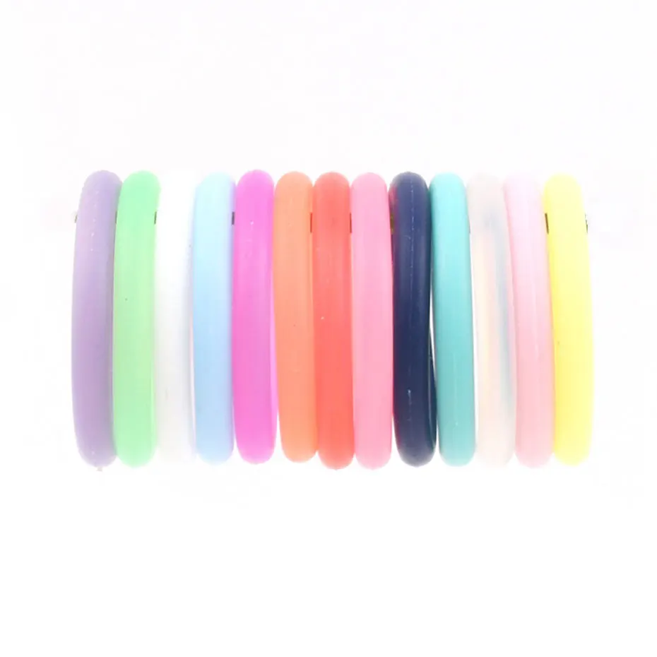 

22mm Silicone Ring 10pcs Soother Clip Rubber Circle Baby Attachment Baby Teether General Silicone Donut Ring Teether Products