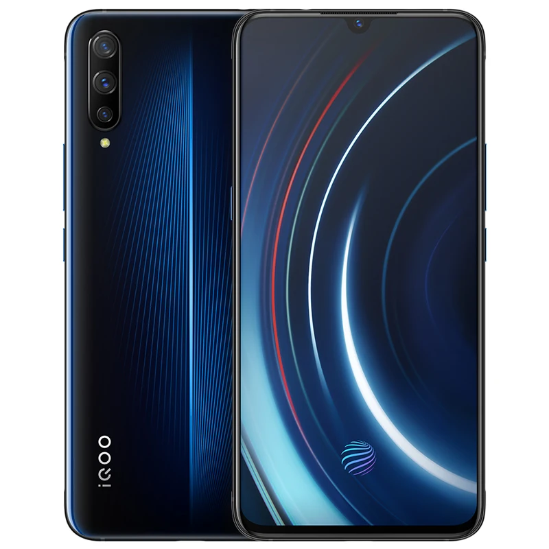 Оригинальный vivo iQOO мобильный телефон 6 ГБ 128 41 &quotSnapdragon 855 Octa Core 3 камер 12MP + 13MP 2MP Android