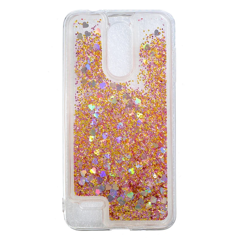 FLYKYLIN Glitter Liquid Case For LG K8 2018 Lv3 Lv7 Stylo 4 Q Stylus X Power3 Cover Bling Quicksand Soft TPU Silicone Coque |