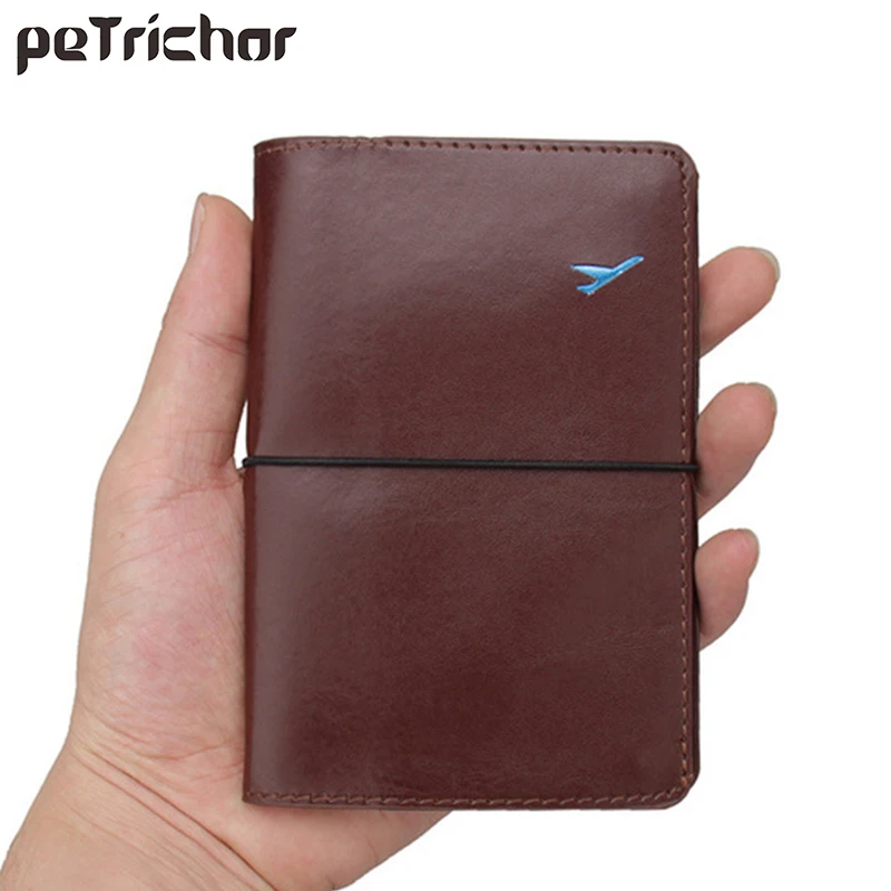 

Fashion Travel Passport Cover For Women PU Leather ID Credit Card Holder Portable Female Business Card Wallet Document Case Men