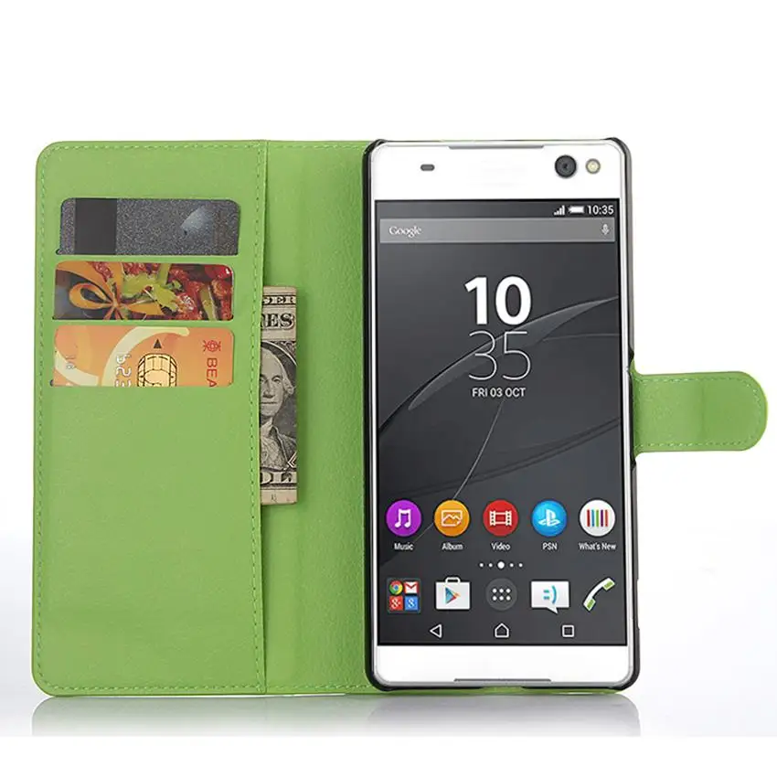 Чехол-бумажник из искусственной кожи для sony Xperia C5 Ultra Dual E5533 E5563 E5553 E5506 6," для sony Xperia C5 Ultra чехол для телефона