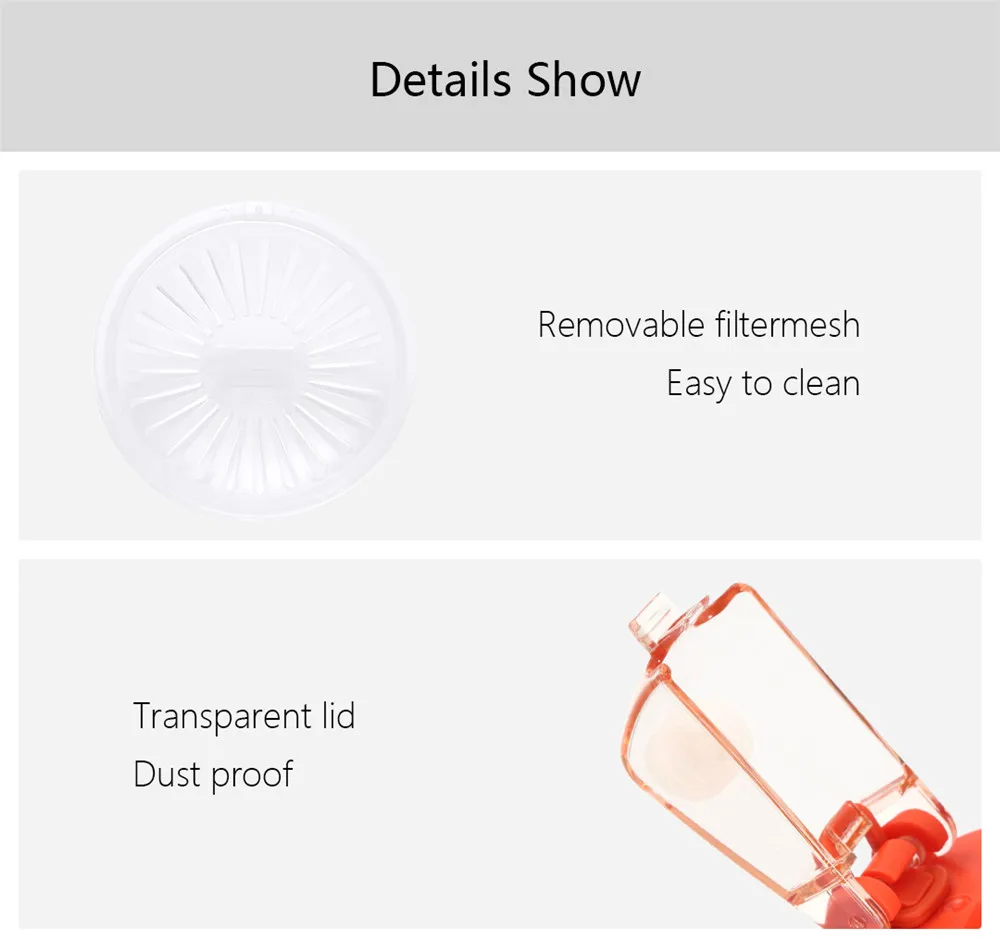 Спортивная чашка Xiaomi Tritan, 480 мл и 620 мл, с одной стороны, с открытой крышкой, с блокировкой безопасности, Нетоксичная и безвкусная, высокая термостойкость