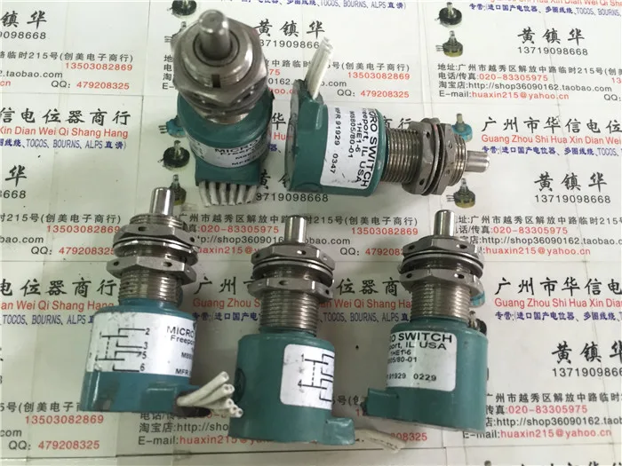 

[VK] Used US production MICRO SWITCH 1HE1-6 M8805/80-01 photoelectric encoder potentiometer switch