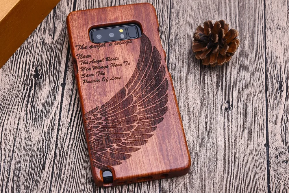 Чехол из натурального зеленого натурального дерева для samsung Galaxy Note 10, 9, 8, S10e, S10, S9, S8 Plus, S7 Edge, чехол, чехол для телефона, кожаная сумка